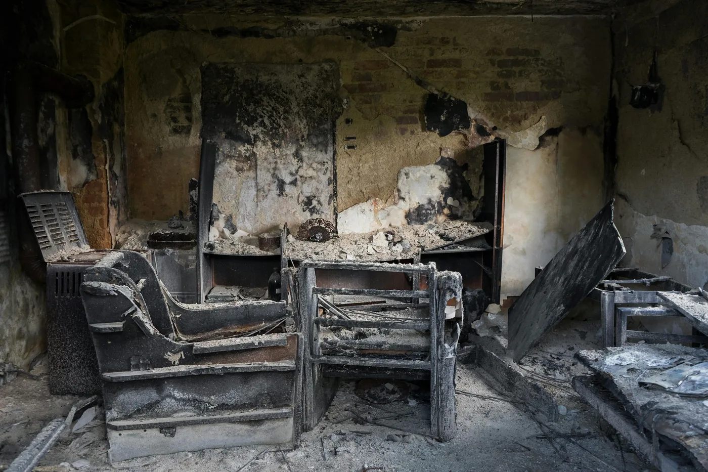 fire damage restoration Charlotte NC — smoke and soot assessment in residential property